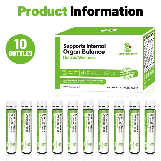 VerdantGuard 6-Herb Cold-Pressed Liquid Supplement